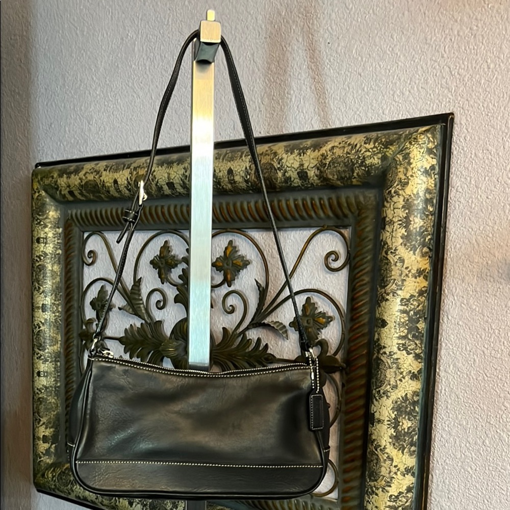 VTG Coach Bag -Dark Brown Shoulder - leather - super wardrobe addition